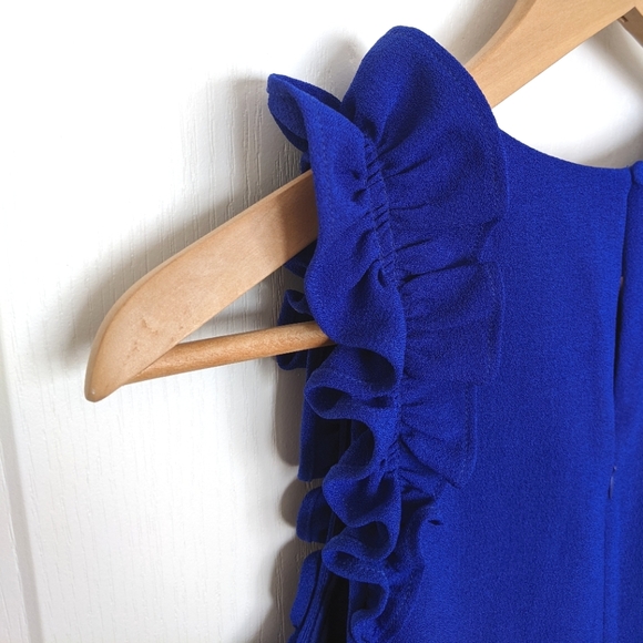 Chelsea28 Blue Formal Sleeveless Dress Size 0 - Picture 4 of 12